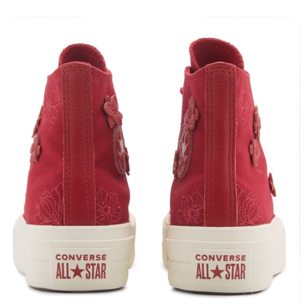 NIB Converse Chuck Taylor All Star Hi Lift Floral High Top Platform Sneakers - Picture 3 of 7